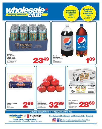 Wholesale Club (Atlantic) Flyer April 27 to May 17