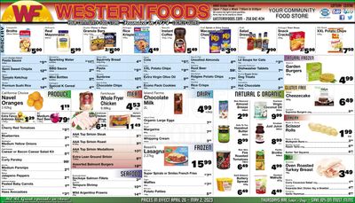 Western Foods Flyer April 26 to May 2