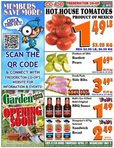 Fredericton Co-op Flyer April 27 to May 3