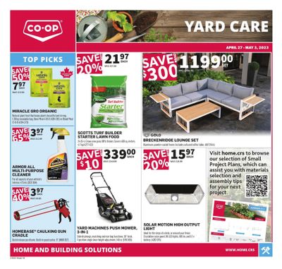 Co-op (West) Home Centre Flyer April 27 to May 3