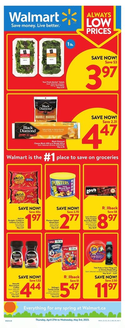 Walmart (West) Flyer April 27 to May 3