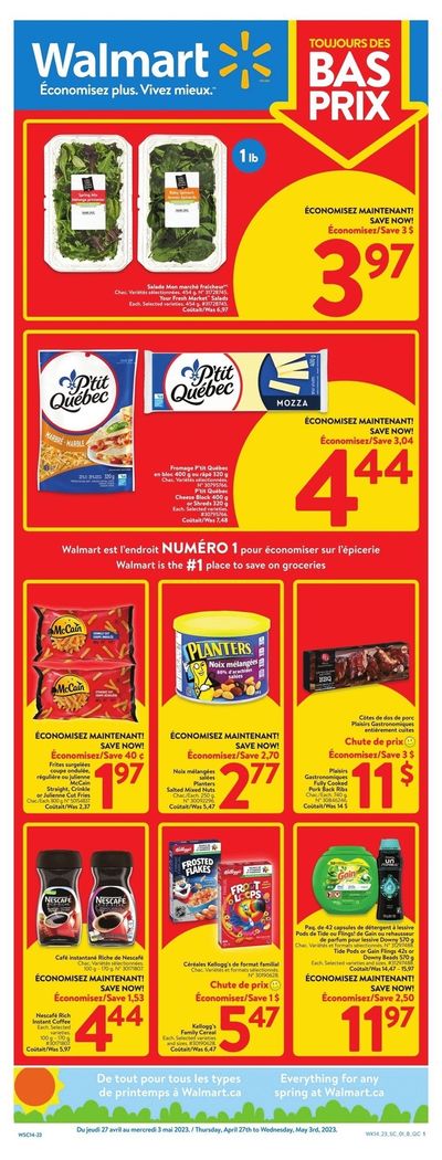 Walmart (QC) Flyer April 27 to May 3