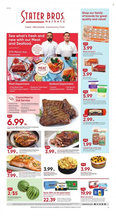 Stater Bros. (CA) Weekly Ad Flyer Specials April 26 to May 2, 2023