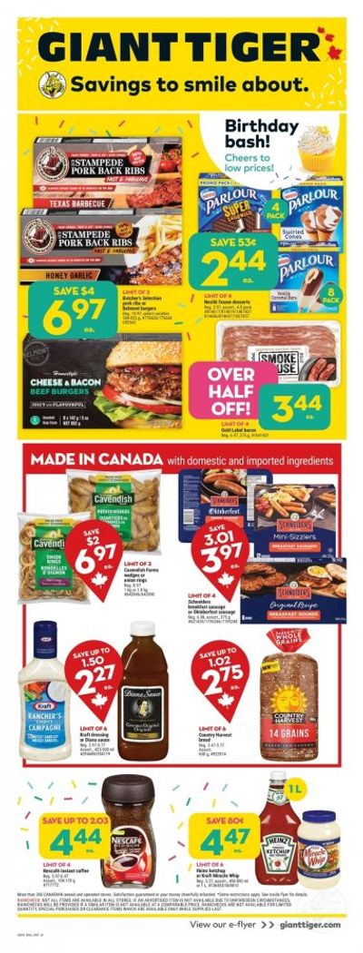 Giant Tiger Canada Flyer Deals April 26th – May 2nd