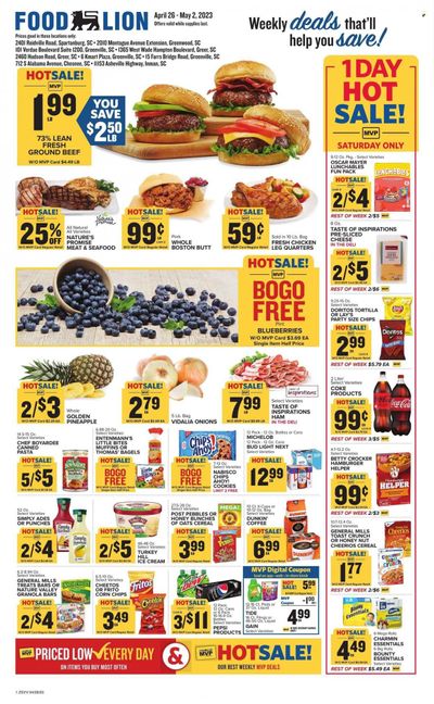Food Lion (SC) Weekly Ad Flyer Specials April 26 to May 2, 2023