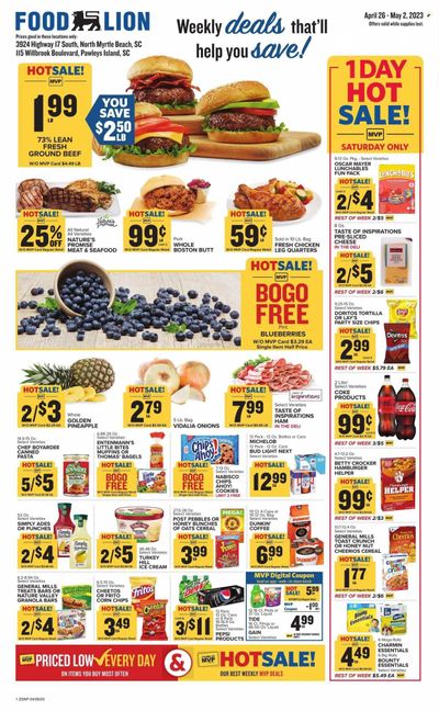 Food Lion (SC) Weekly Ad Flyer Specials April 26 to May 2, 2023