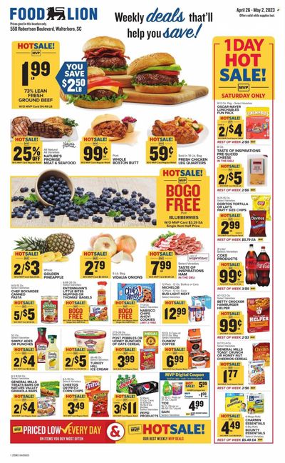 Food Lion (SC) Weekly Ad Flyer Specials April 26 to May 2, 2023