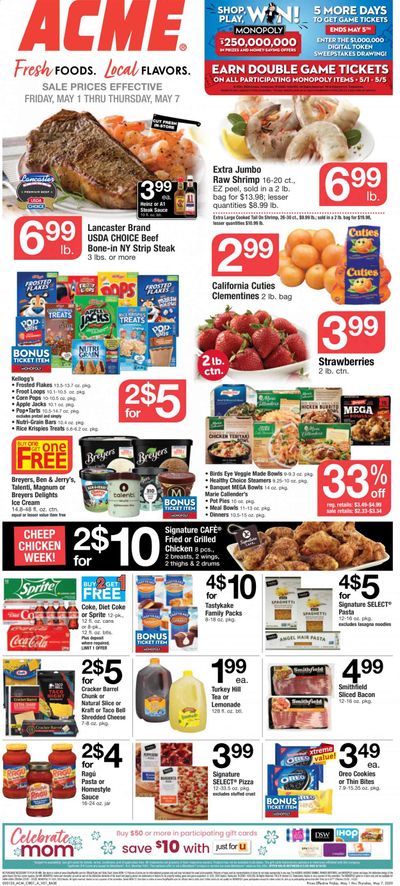 ACME Weekly Ad & Flyer May 1 to 7