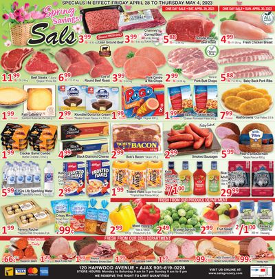 Sal's Grocery Flyer April 28 to May 4