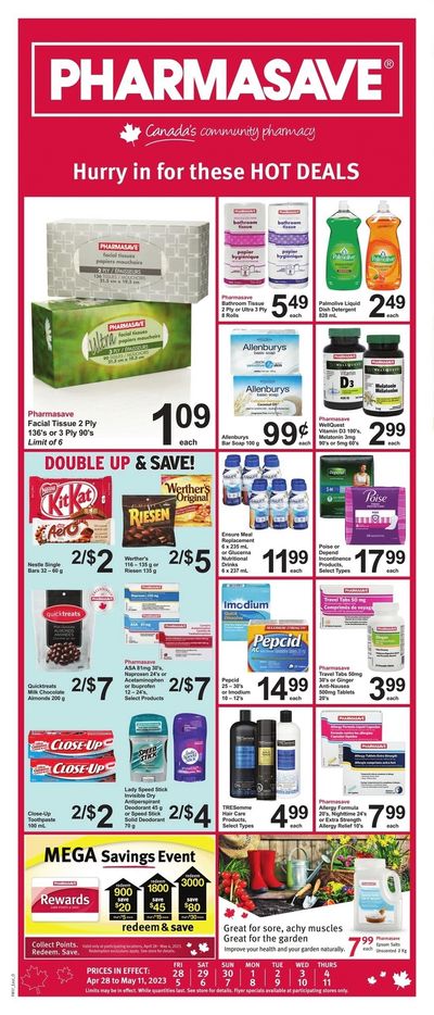Pharmasave (ON) Flyer April 28 to May 4