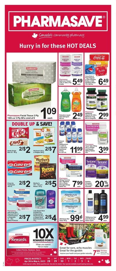 Pharmasave (West) Flyer April 28 to May 4