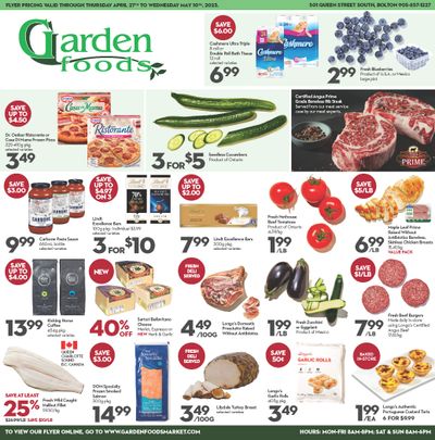 Garden Foods Flyer April 27 to May 10