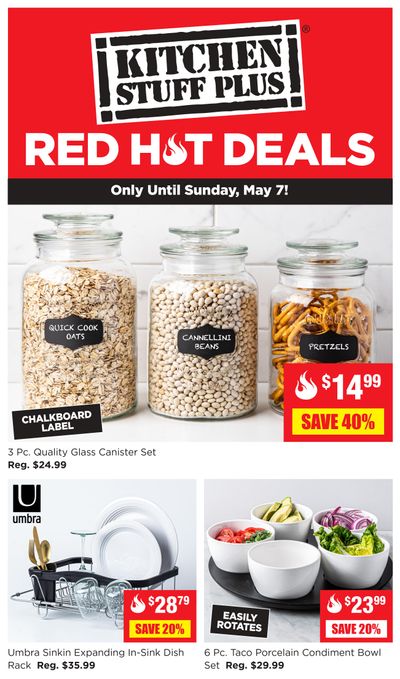 Kitchen Stuff Plus Red Hot Deals Flyer May 1 to 7