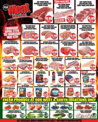 M.R. Meat Market Flyer April 28 to May 4