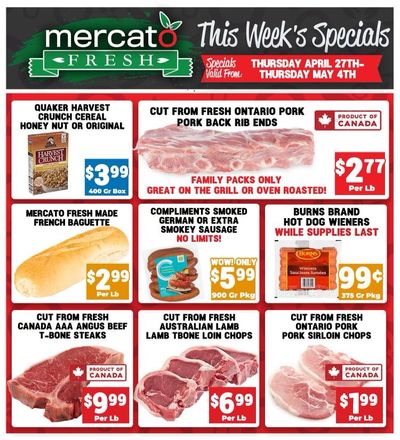 Mercato Fresh Flyer April 27 to May 4