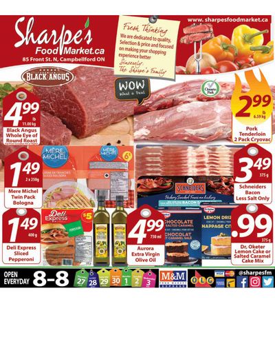 Sharpe's Food Market Flyer April 27 to May 3