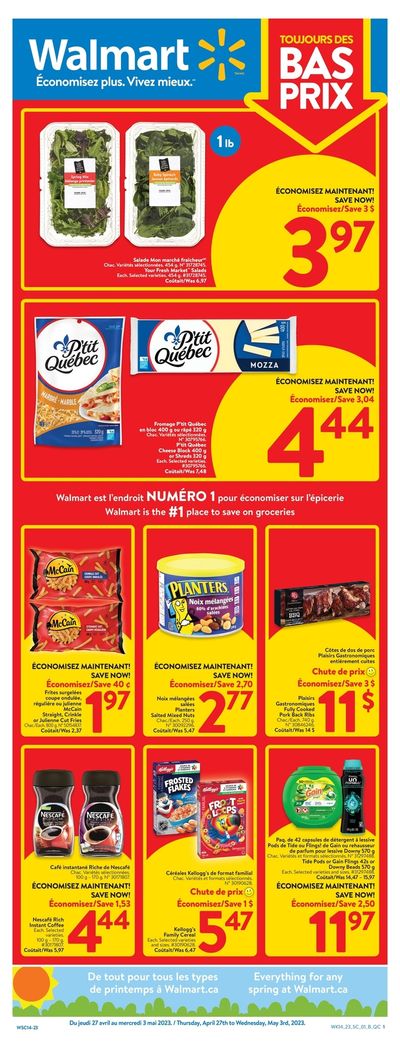 Walmart (QC) Flyer April 27 to May 3
