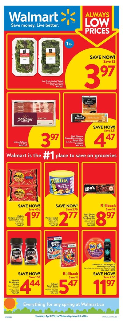 Walmart (West) Flyer April 27 to May 3