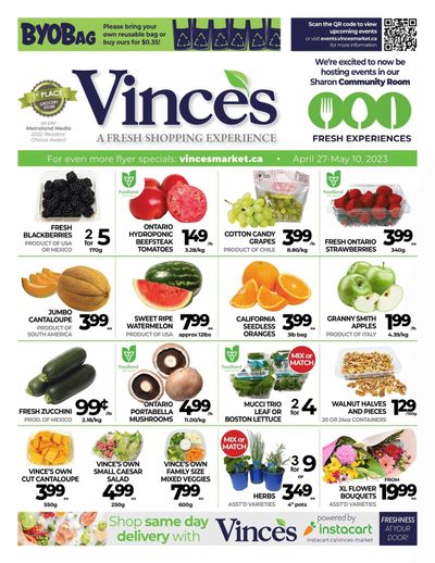 Vince's Market Flyer April 27 to May 10