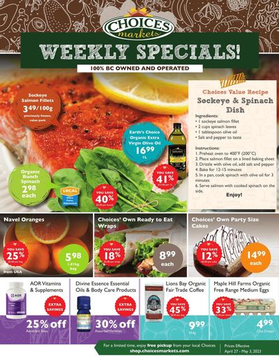 Choices Market Flyer April 27 to May 3