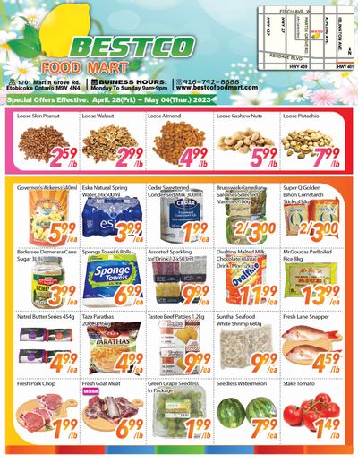 BestCo Food Mart (Etobicoke) Flyer April 28 to May 4