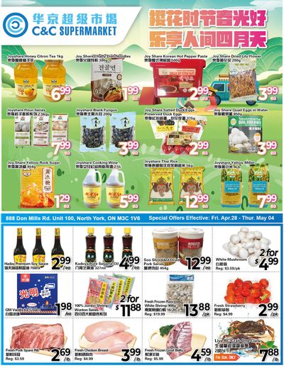 C&C Supermarket Flyer April 28 to May 4