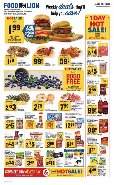 Food Lion (NC) Weekly Ad Flyer Specials April 26 to May 2, 2023