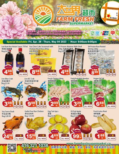 Farm Fresh Supermarket Flyer April 28 to May 4