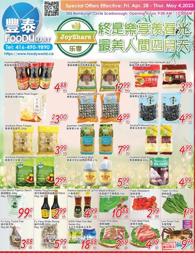 Foodymart (Warden) Flyer April 28 to May 4