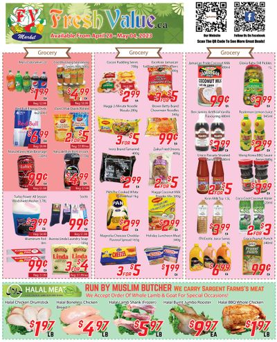Fresh Value Flyer April 28 to May 4