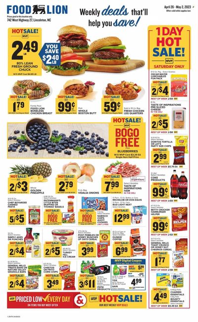 Food Lion (NC) Weekly Ad Flyer Specials April 26 to May 2, 2023
