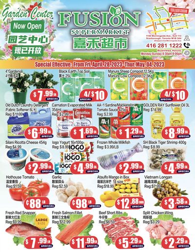 Fusion Supermarket Flyer April 28 to May 4