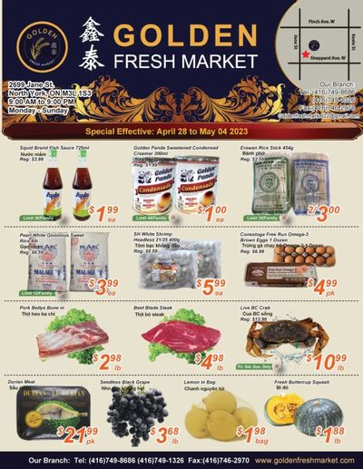 Golden Fresh Market Flyer April 28 to May 4