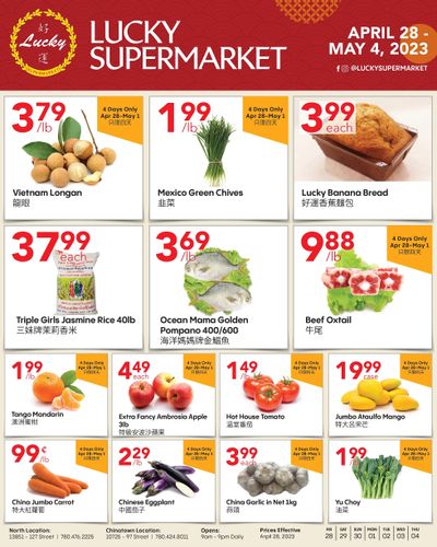 Lucky Supermarket (Edmonton) Flyer April 28 to May 4