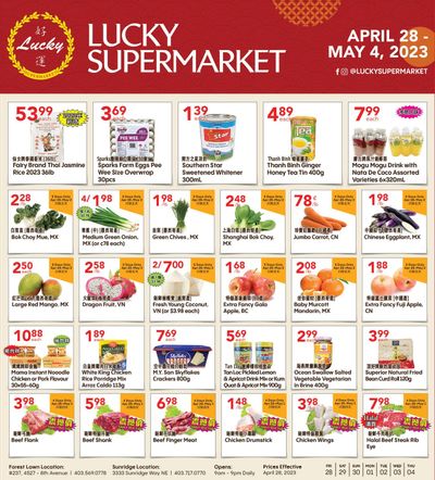 Lucky Supermarket (Calgary) Flyer April 28 to May 4
