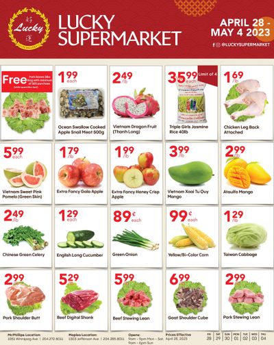Lucky Supermarket (Winnipeg) Flyer April 28 to May 4