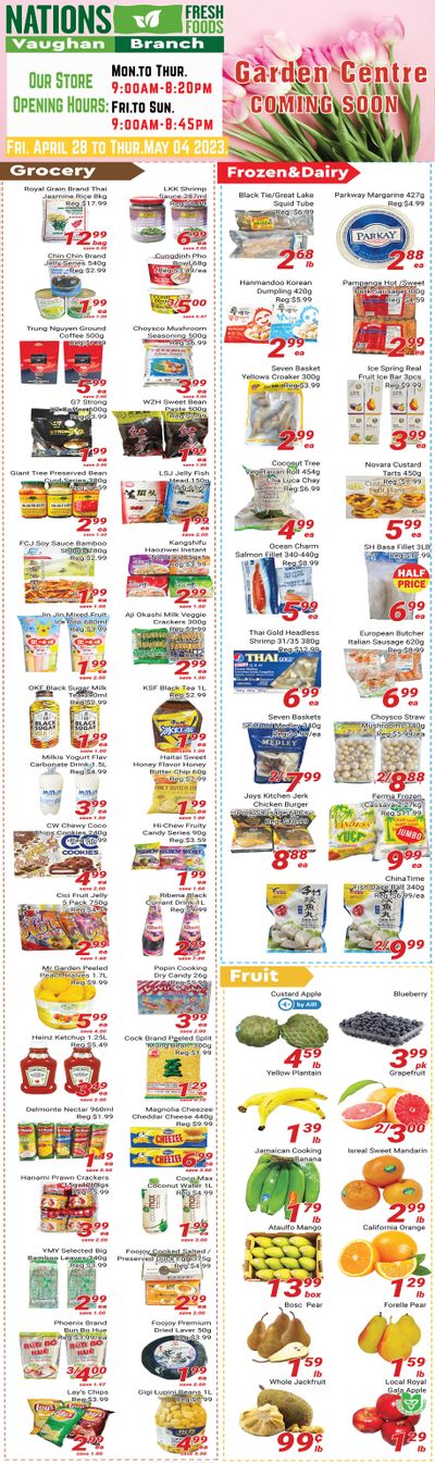 Nations Fresh Foods (Vaughan) Flyer April 28 to May 4