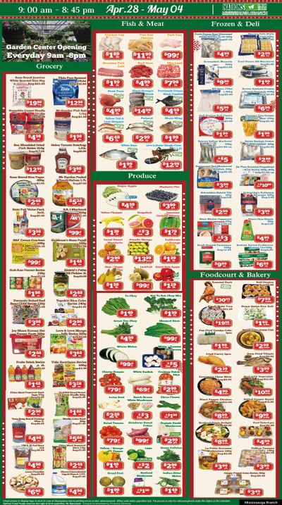 Nations Fresh Foods (Mississauga) Flyer April 28 to May 4