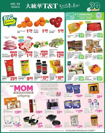 T&T Supermarket (AB) Flyer April 28 to May 4