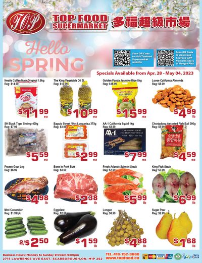 Top Food Supermarket Flyer April 28 to May 4