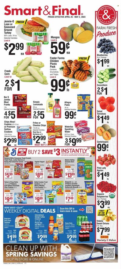 Smart & Final (AZ, NV) Weekly Ad Flyer Specials April 26 to May 2, 2023