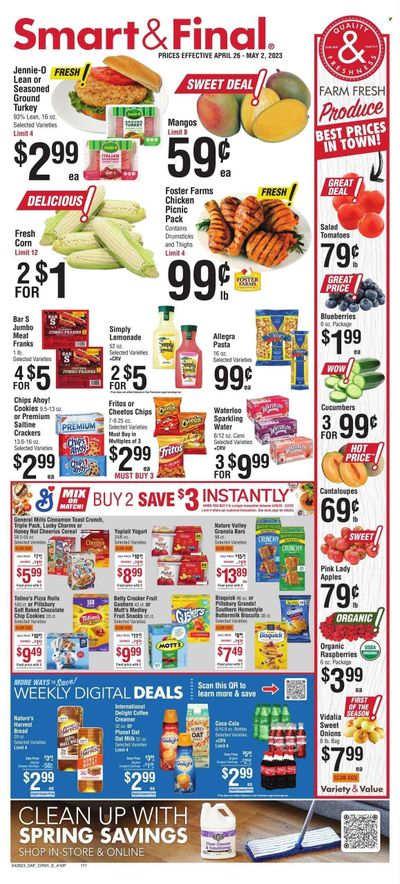 Smart & Final (CA) Weekly Ad Flyer Specials April 26 to May 2, 2023