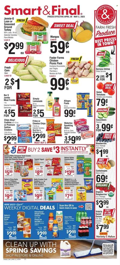 Smart & Final (CA) Weekly Ad Flyer Specials April 26 to May 2, 2023