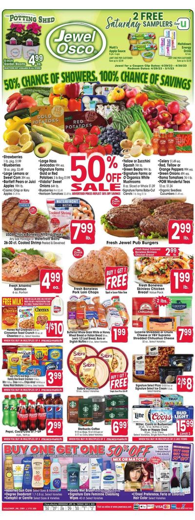 Jewel Osco (IL) Weekly Ad Flyer Specials April 26 to May 2, 2023