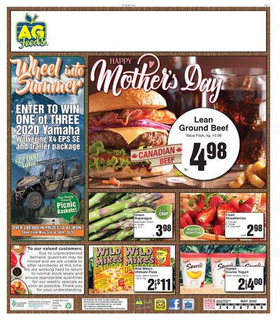 AG Foods Flyer May 3 to 9