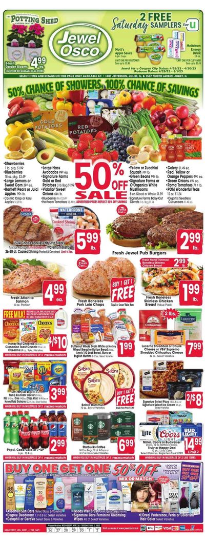 Jewel Osco (IL) Weekly Ad Flyer Specials April 26 to May 2, 2023