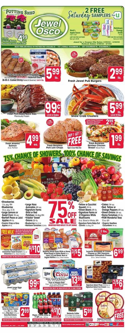 Jewel Osco (IL) Weekly Ad Flyer Specials April 26 to May 2, 2023