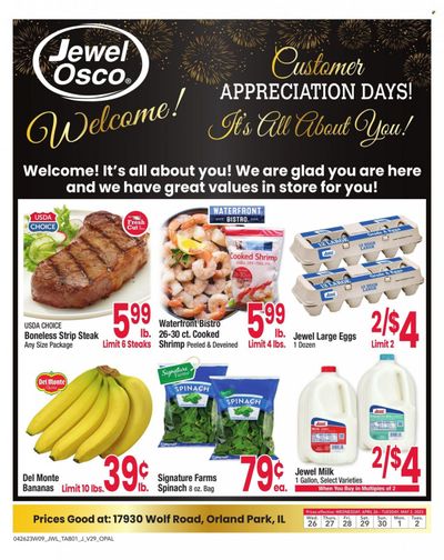 Jewel Osco (IL) Weekly Ad Flyer Specials April 26 to May 2, 2023