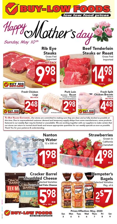 Buy-Low Foods Flyer May 3 to 9