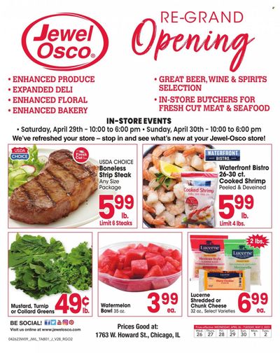 Jewel Osco (IL) Weekly Ad Flyer Specials April 26 to May 2, 2023